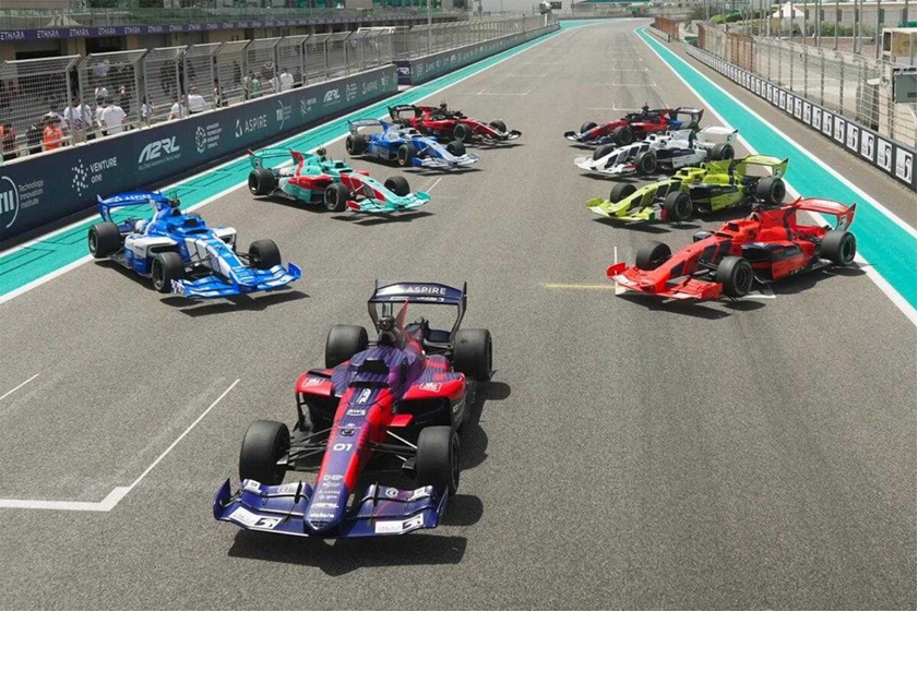La primera carrera F1 de carros autónomos ha tenido lugar en Abu Dhabi