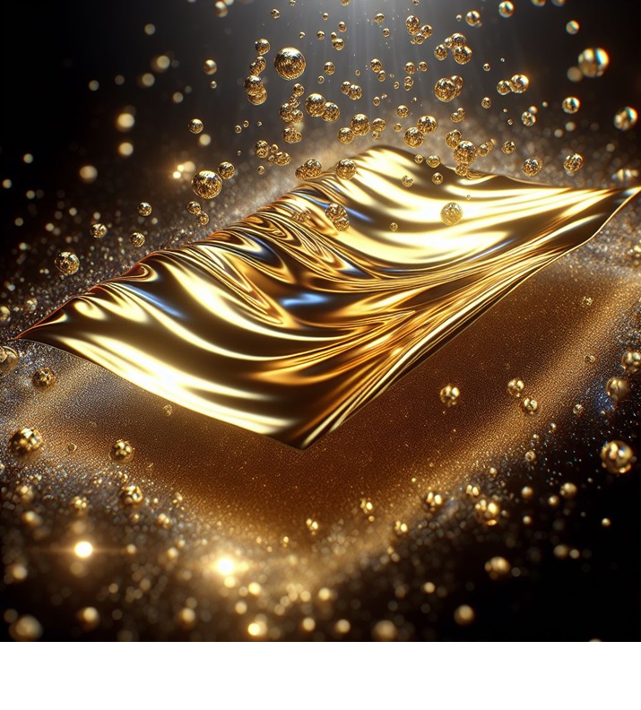 Crean una capa de oro con un átomo de espesor